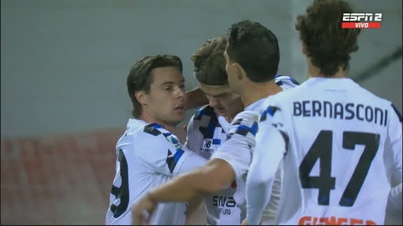 ¡Ventaja para Atalanta! De Ketelaere puso el 1-0 ante Fiorentina