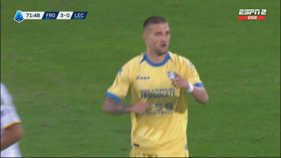 Frosinone no frena: Birligea anotó el 4-0 ante el Lecce