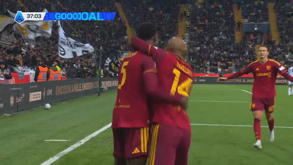 ¡Otra asistencia de Soulé! Ndicka afirmó la goleada de la Roma