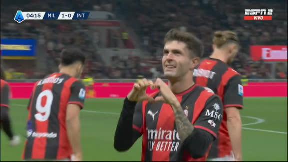 ¡El Capitán América llegó a la Serie A! Gol de Pulisic ante Inter