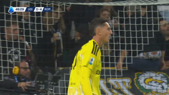 ¡Flojo rebote de Gollini! Zaniolo descontó ante la Roma