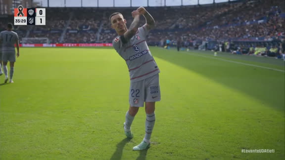 ¡Alejandro Grimaldo abre el marcador a favor del Atleti!