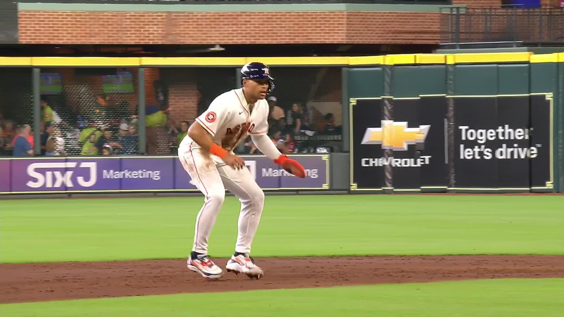 Jake Meyers hits RBI single