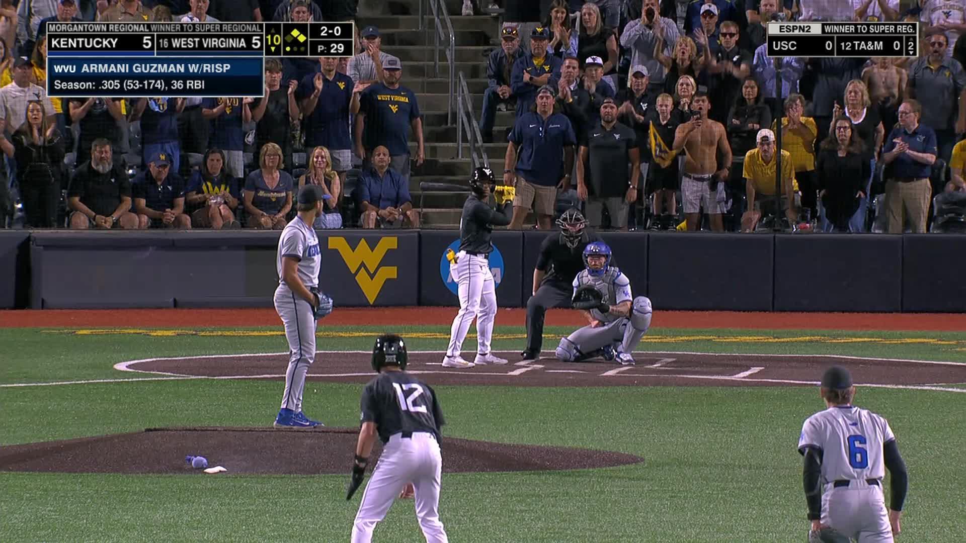 West Virginia heads to the super regionals on walk-off single