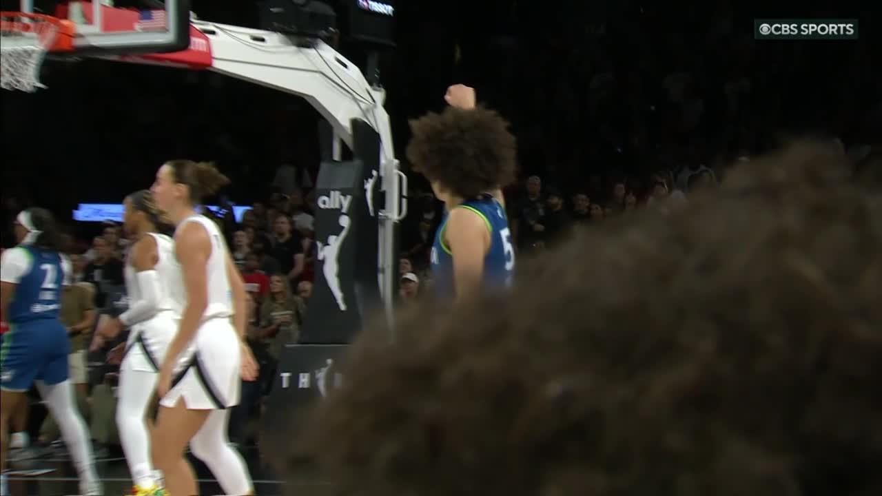 Olivia Miles drills the trey
