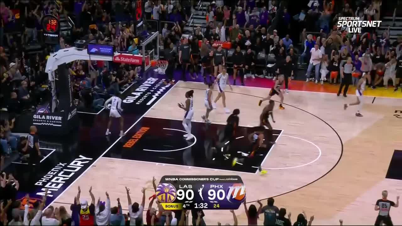 Lexi Held nails it from behind the arc
