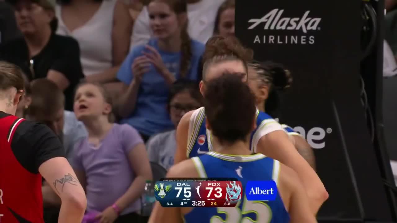 Jessica Shepard hits the basket