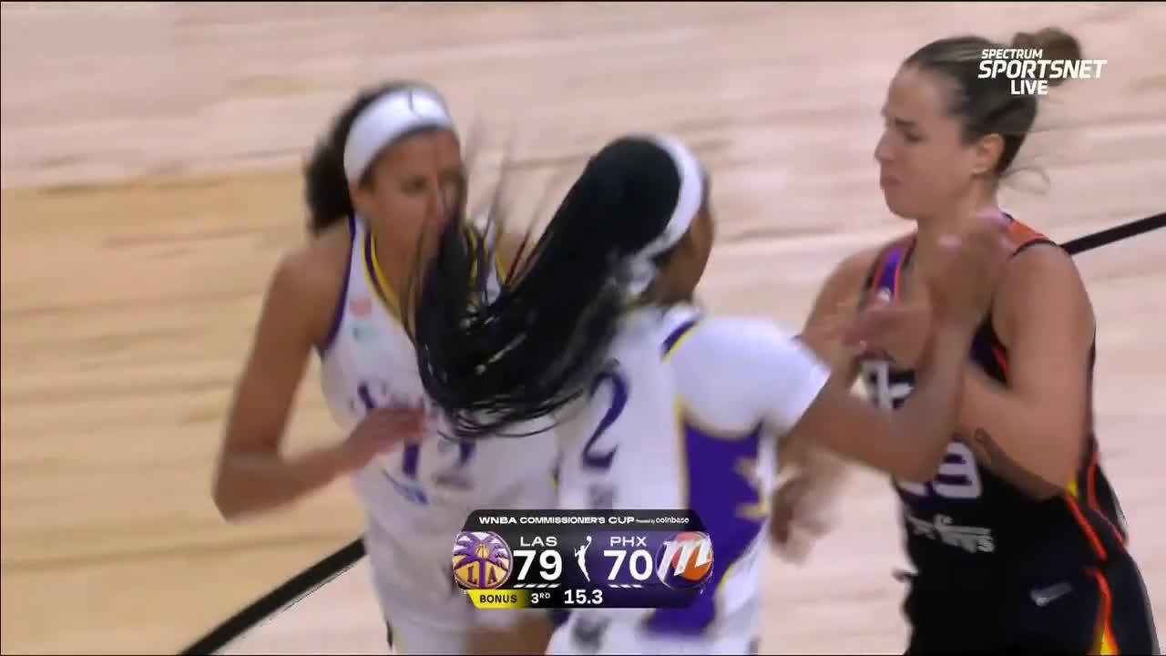 Rae Burrell makes the bucket