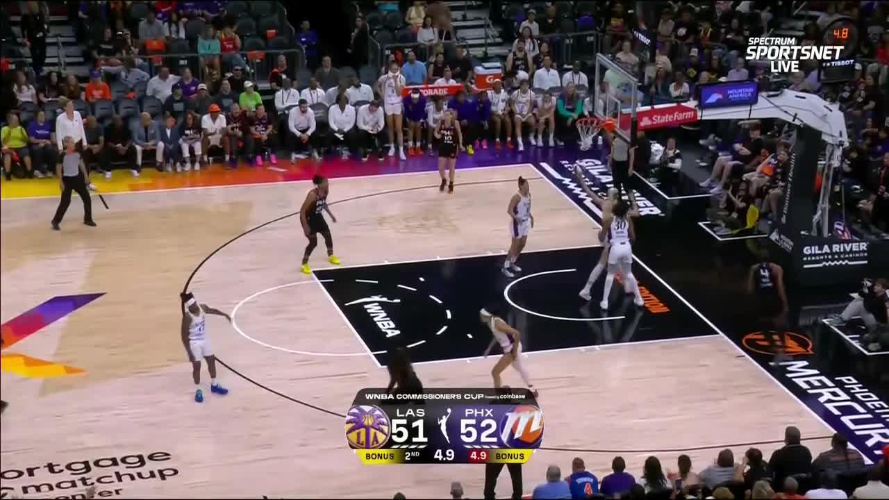 Natasha Mack knocks down the shot
