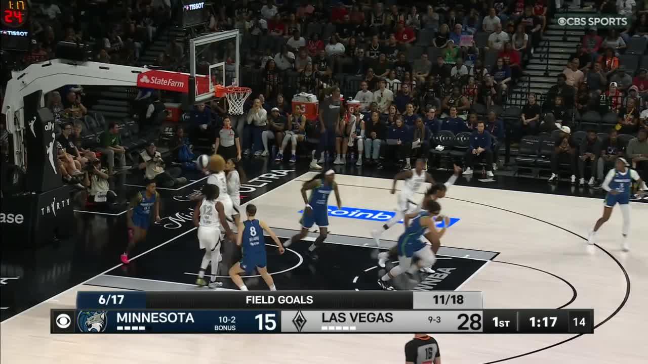 Courtney Williams knocks down the shot