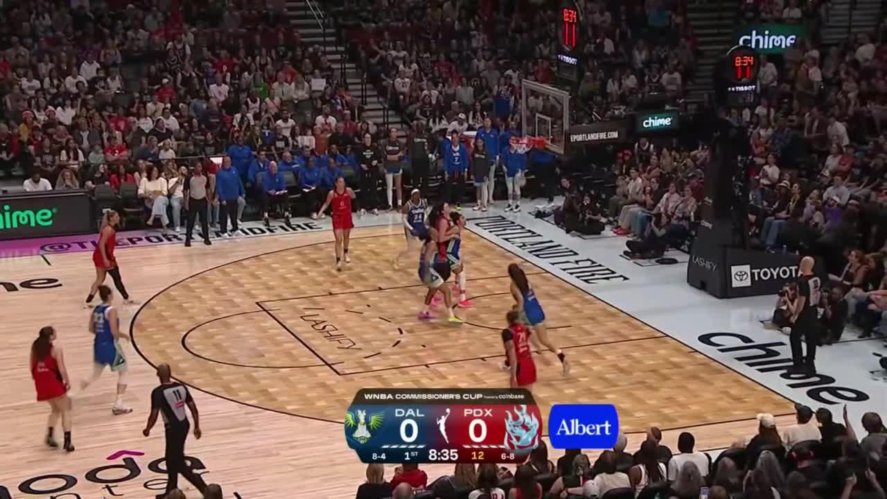 Emily Engstler hits the basket