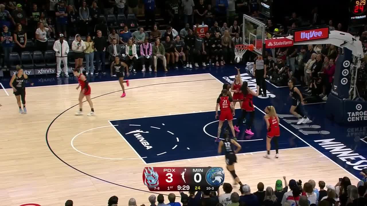 Olivia Miles drains the shot
