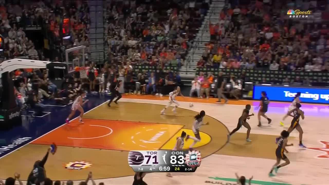 Kennedy Burke drills the trey