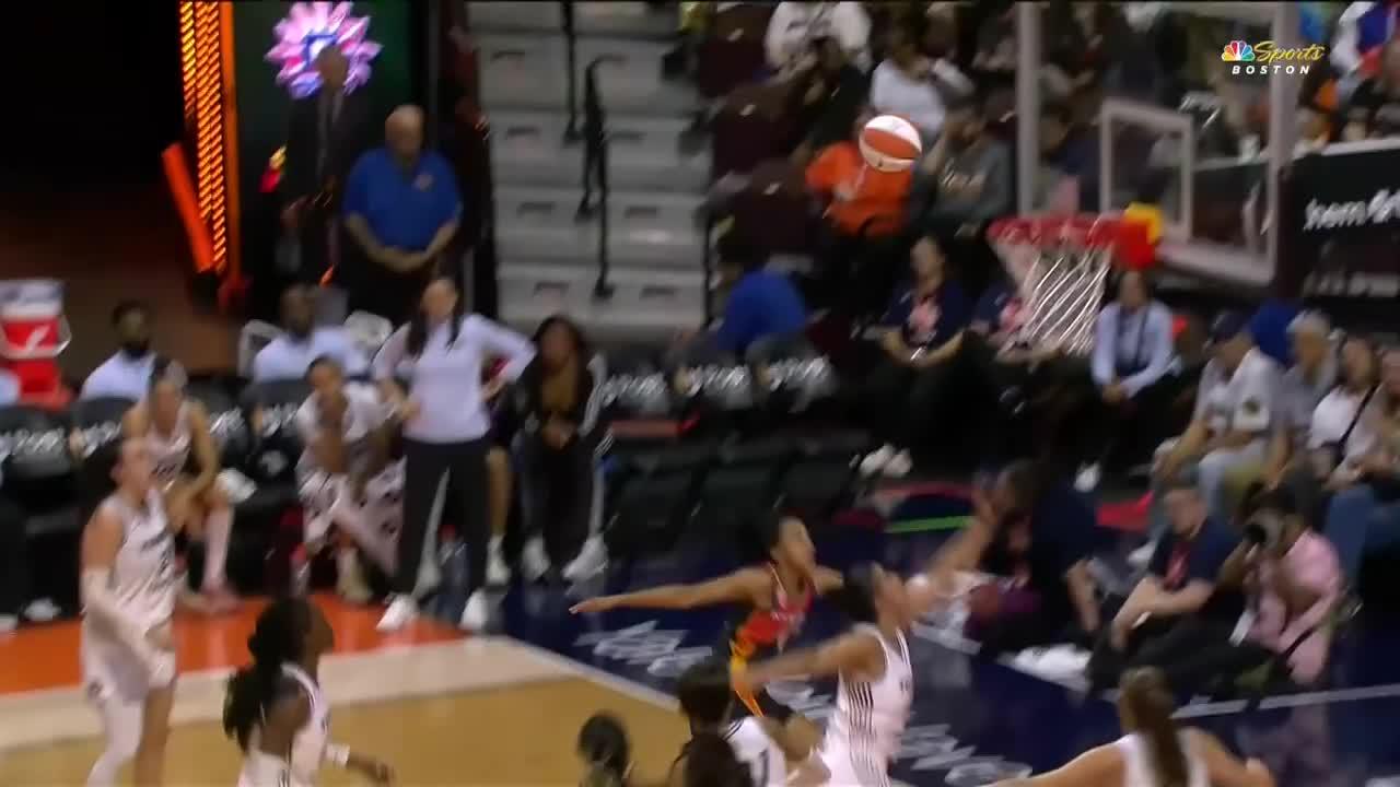Leila Lacan somehow gets the and-1 to fall