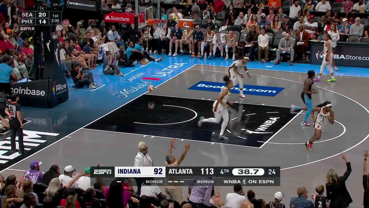 Indya Nivar drills the trey