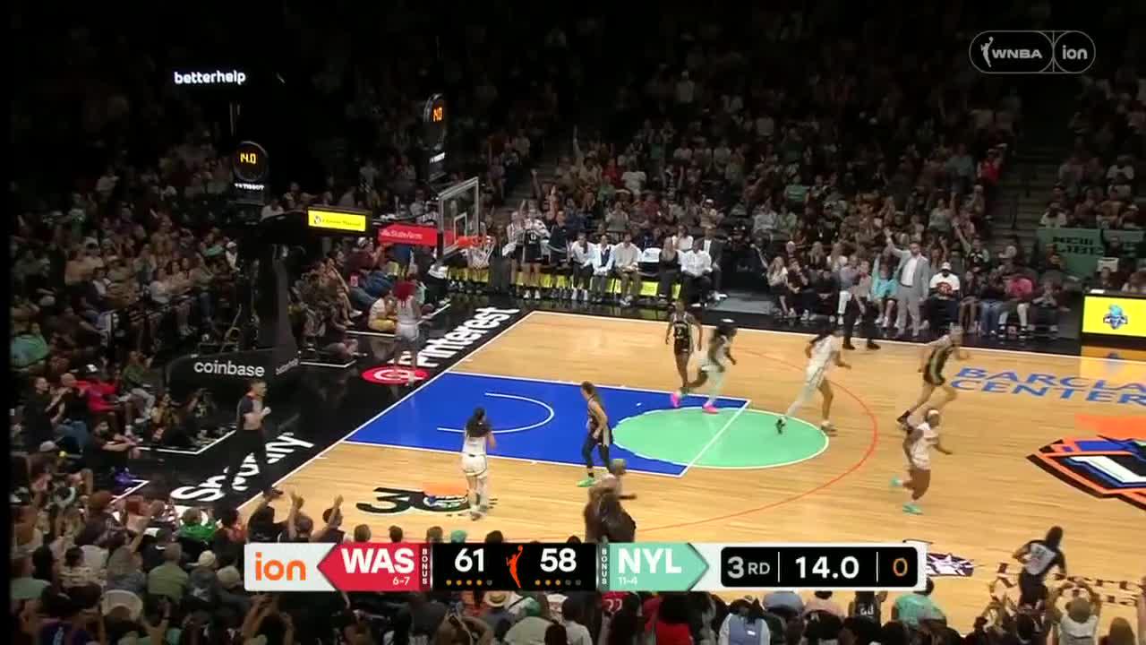 Satou Sabally drills the trey