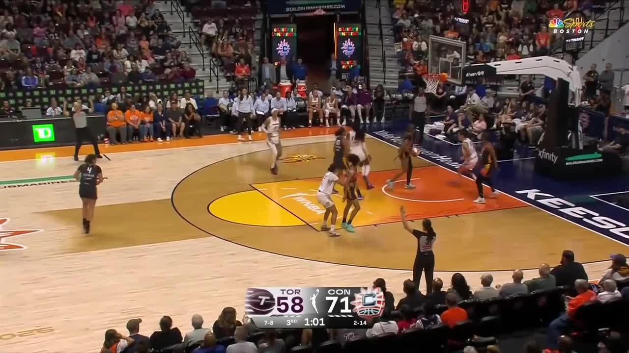 Marina Mabrey sinks it from downtown