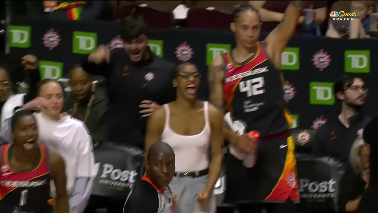 Olivia Nelson-Ododa gets the basket plus the foul