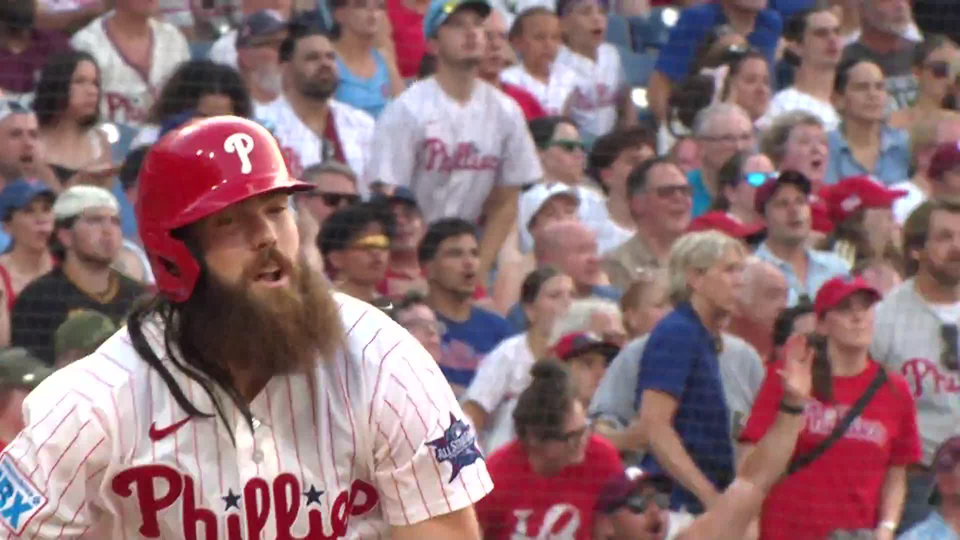 Brandon Marsh smashes a home run
