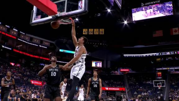 Goldin's dunk shines in Spurs' rookie showcase