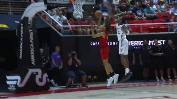 Peterson's clutch block stifles Hawks