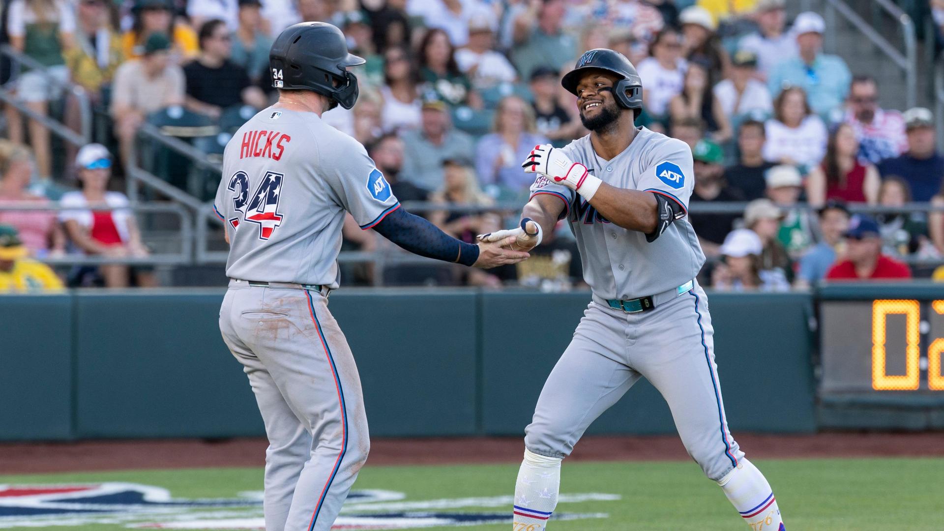 Miami Marlins vs. Athletics: Game Highlights