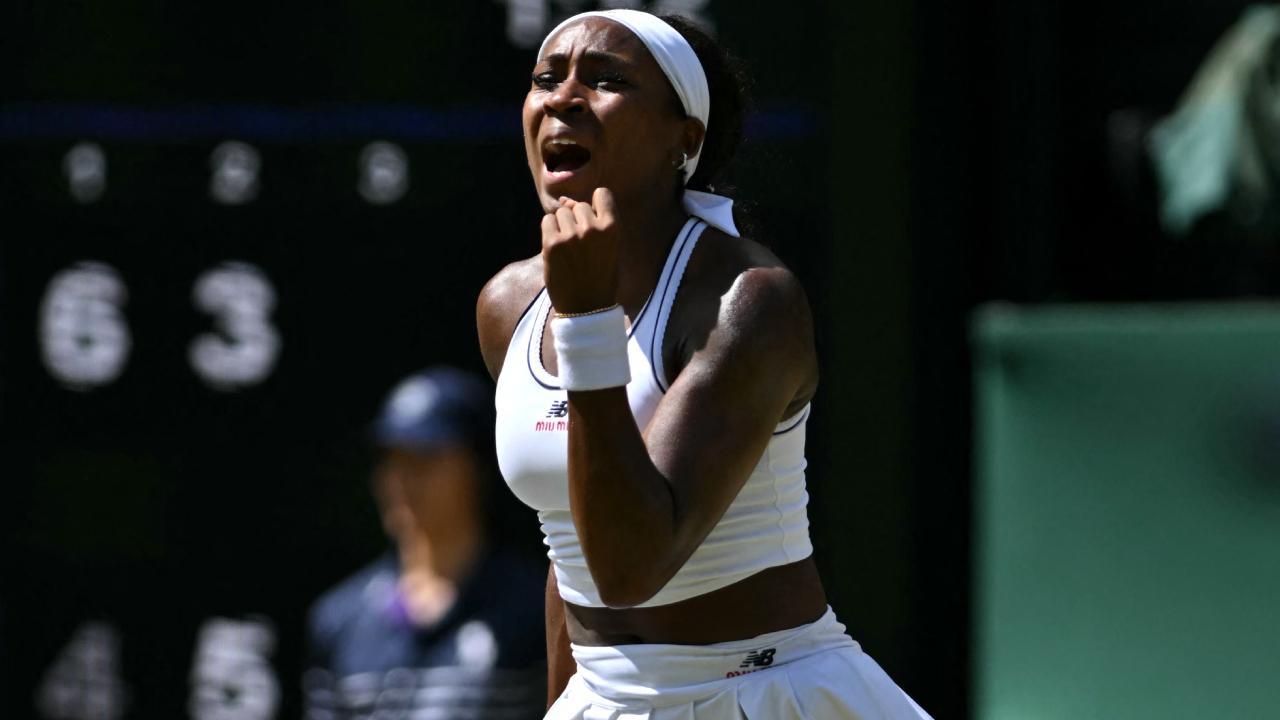 Coco Gauff completes comeback to reach first Wimbledon semis