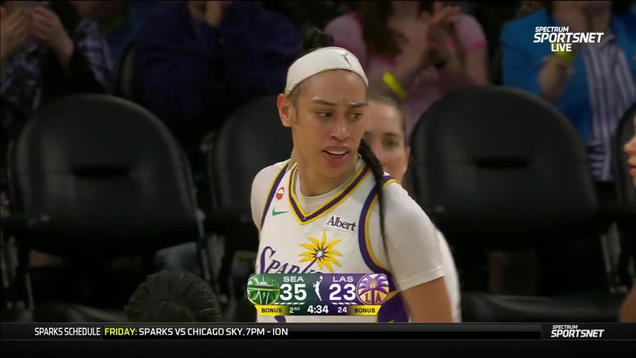 Dearica Hamby gets the hoop and the harm
