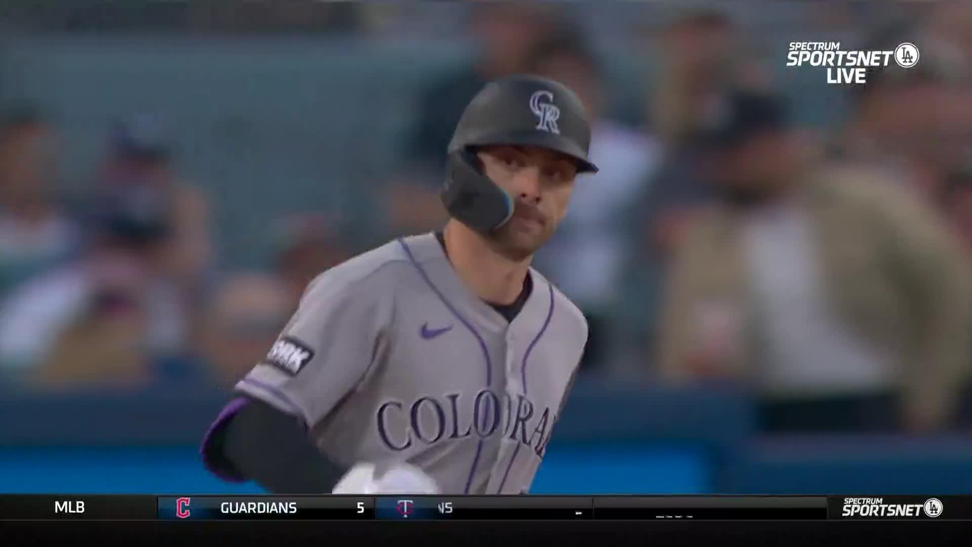Edouard Julien smashes a home run