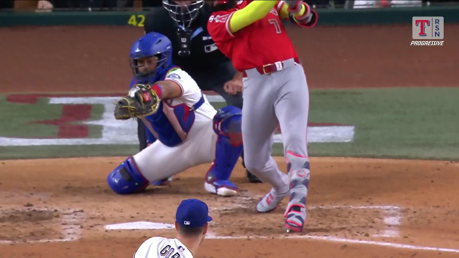 Jo Adell crushes a home run