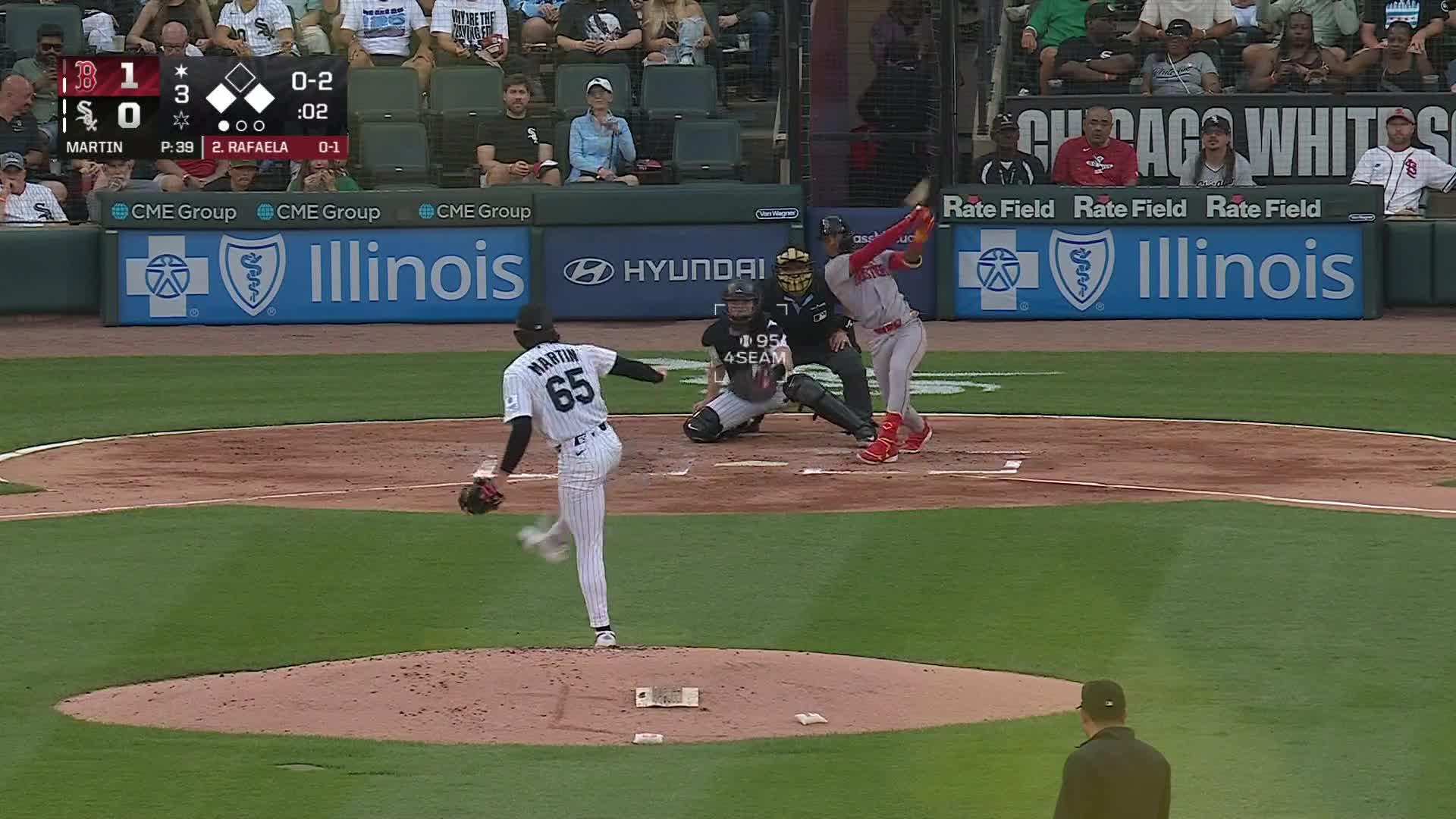 Ceddanne Rafaela hits an RBI double