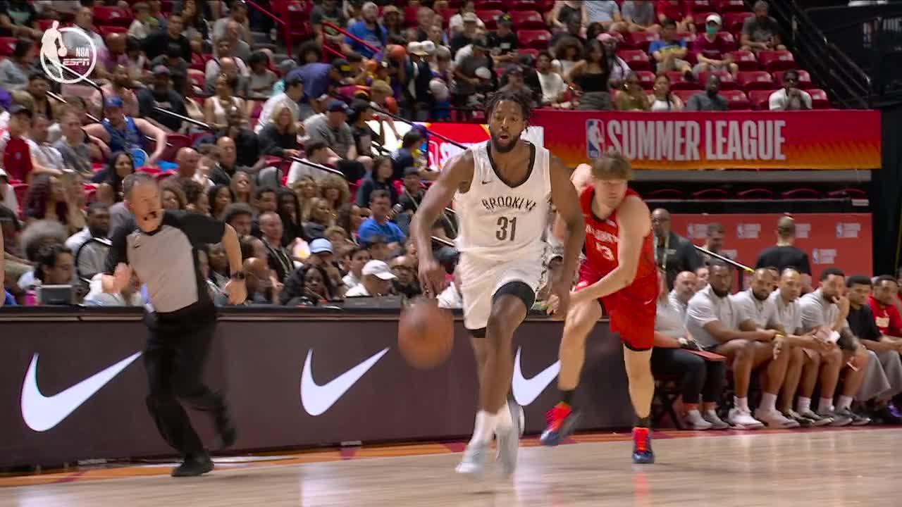 Chaney Johnson gets up for the beautiful flush