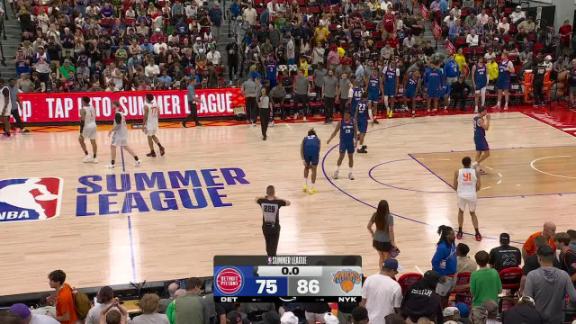 Pistons and Knicks battle in tightly contested showdown