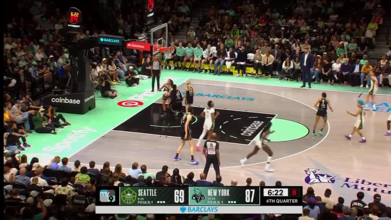 Breanna Stewart and Jonquel Jones help New York beat Seattle for 5th win in past 6 games