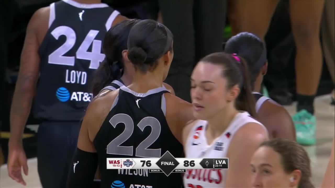 Las Vegas Aces vs. Washington Mystics - Game Highlights