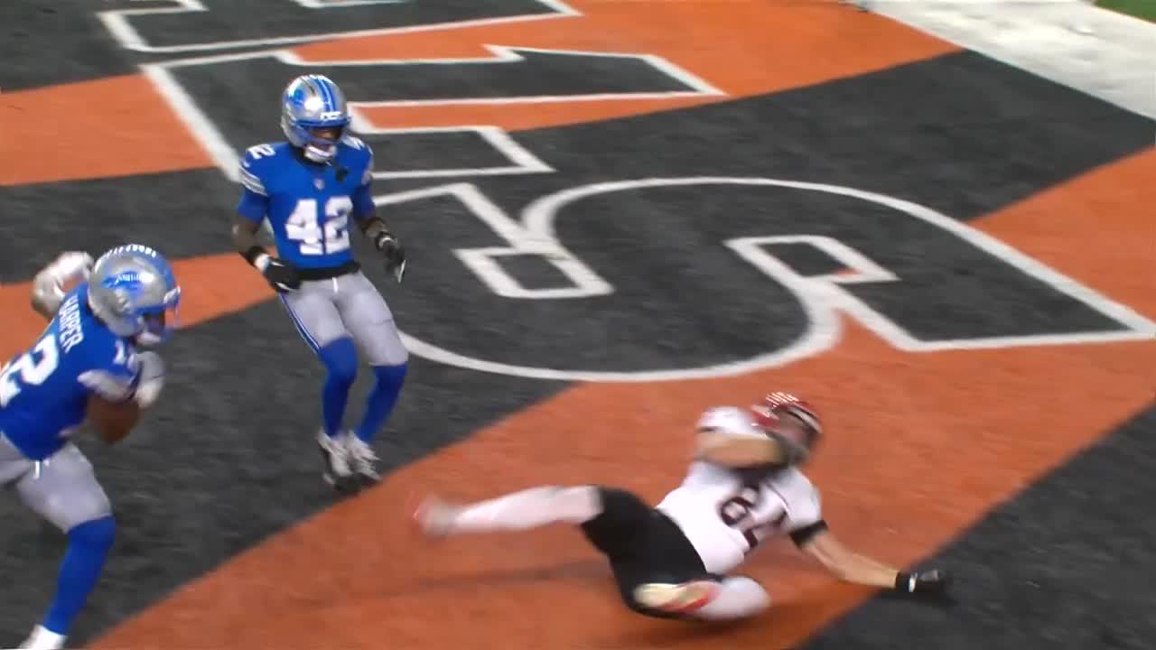 Joe Burrow starts and backup Joe Flacco throws a TD pass as Bengals beat Lions 16-14
