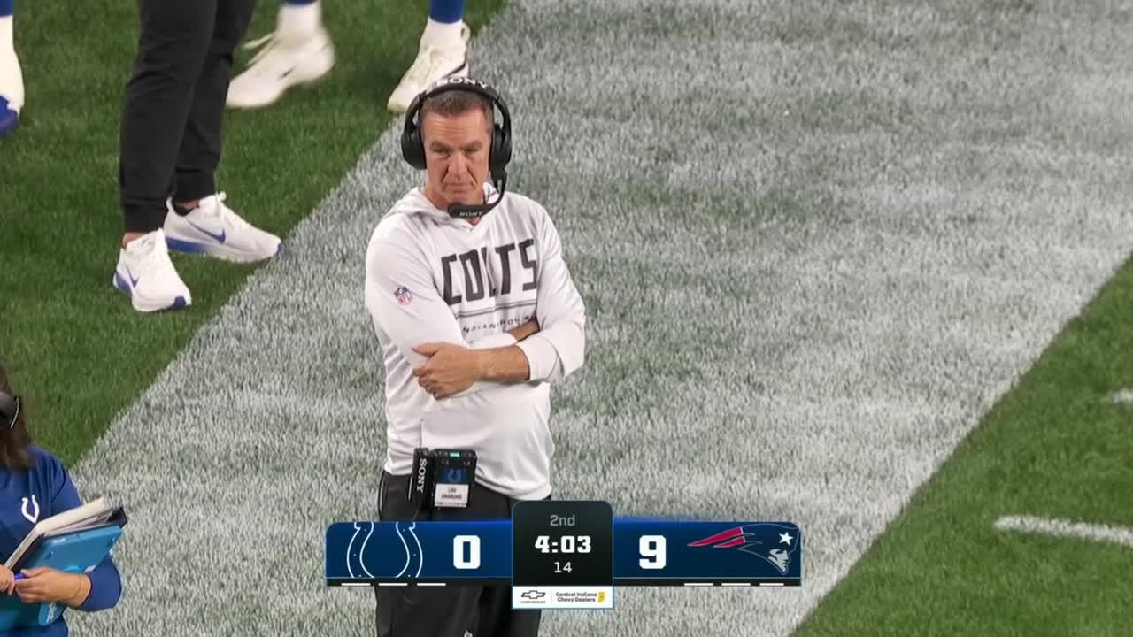 Colts backup QB Anthony Richardson runs for a TD in 13-13 preseason tie with Patriots