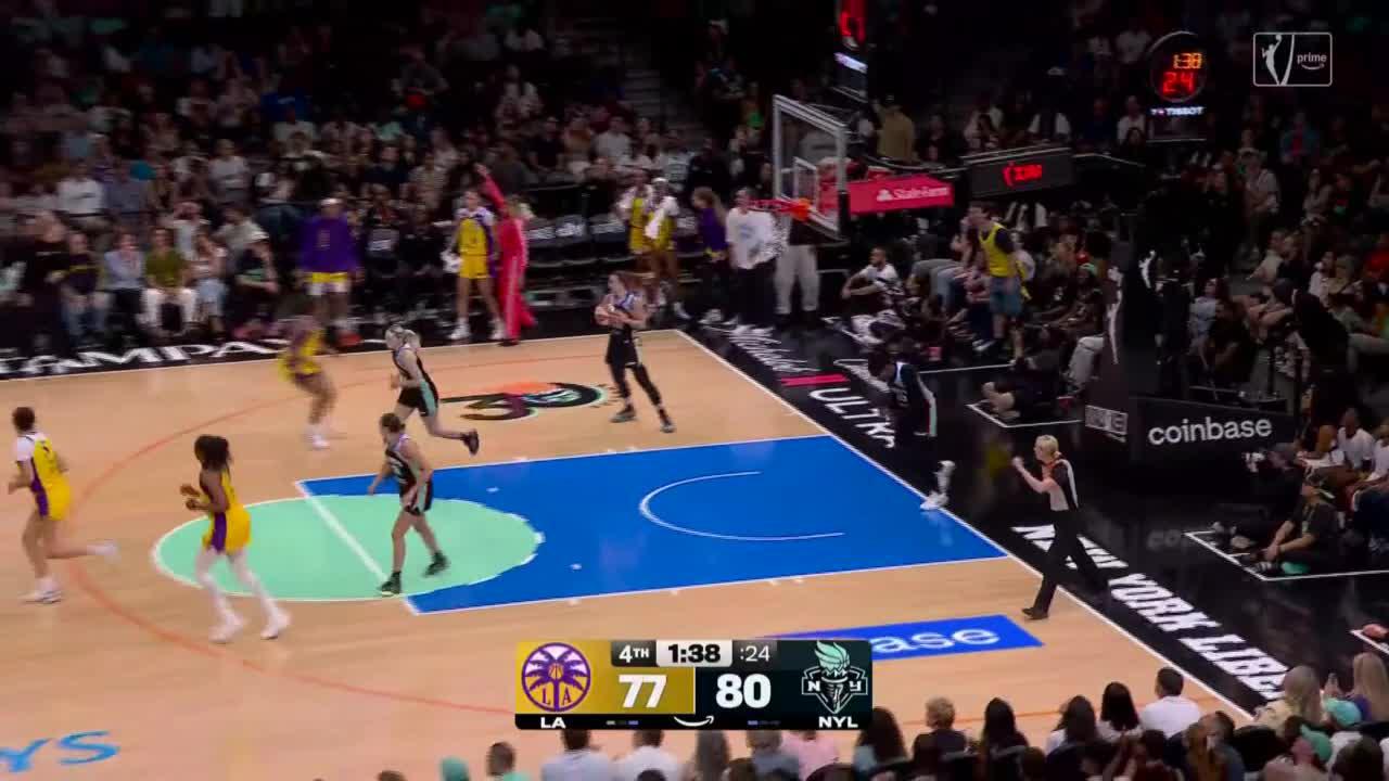 Ionescu scores 20 points and Liberty avoid record collapse to hold off Sparks