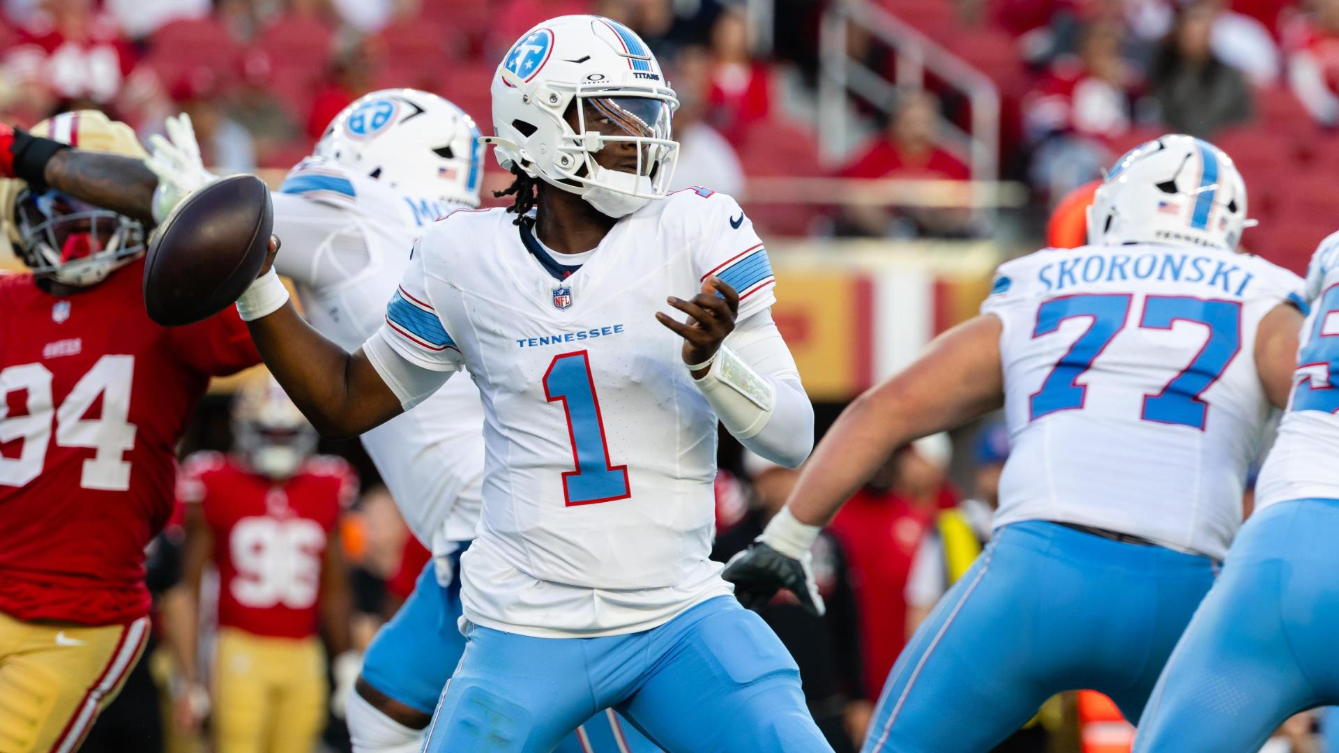 Titans down the 49ers in preseason
