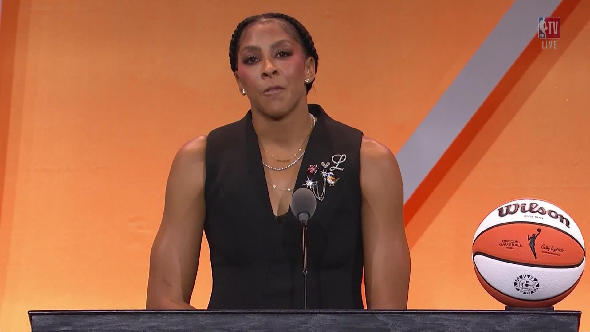 Candace Parker reminisces on her journey to the Basketball Hall of Fame