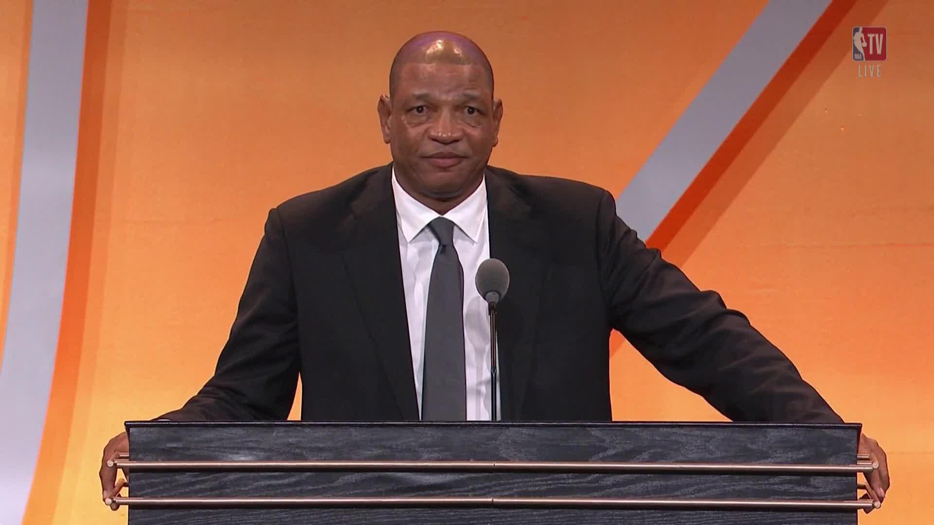 Doc Rivers inducted in the Basketball Hall of Fame