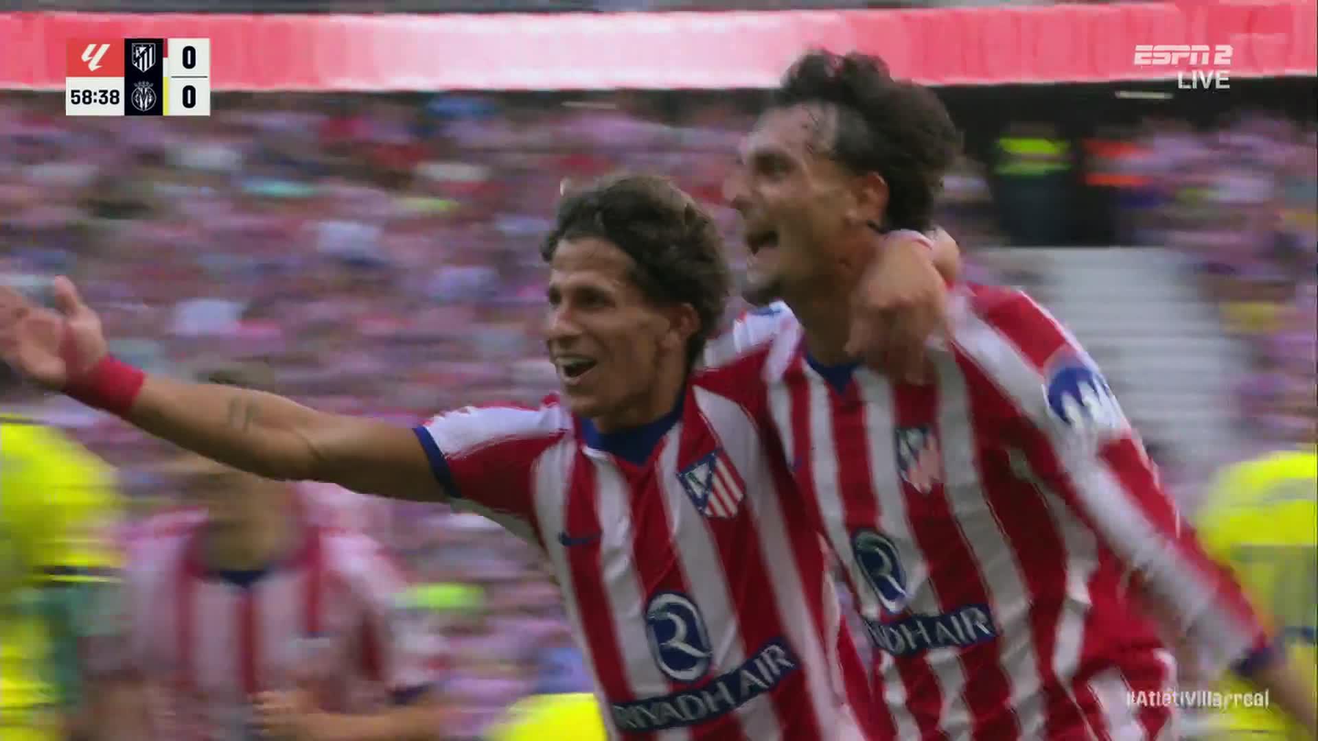 Atletico Madrid vs. Villarreal - Game Highlights