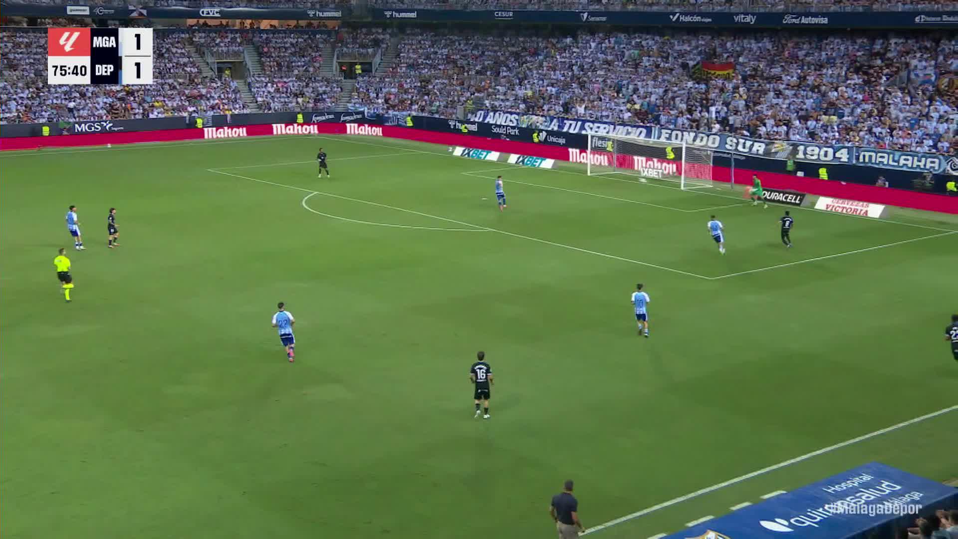 Málaga vs. Deportivo La Coruña - Game Highlights