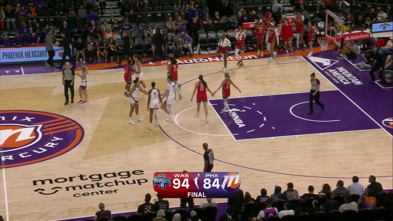 Phoenix Mercury vs. Washington Mystics - Game Highlights