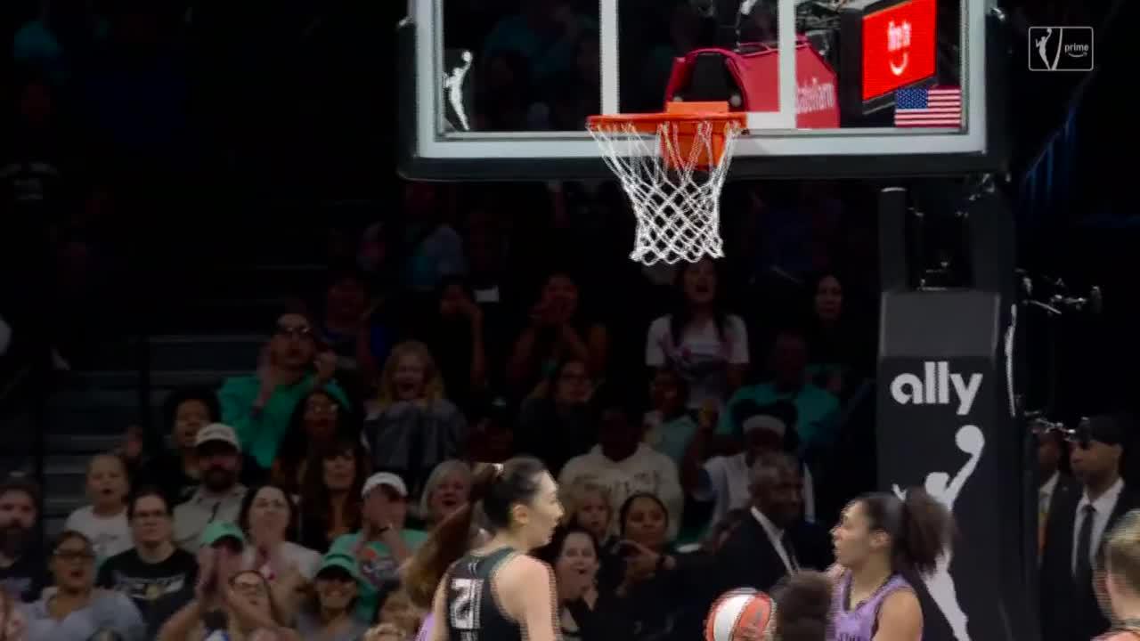 Rebekah Gardner makes the bucket