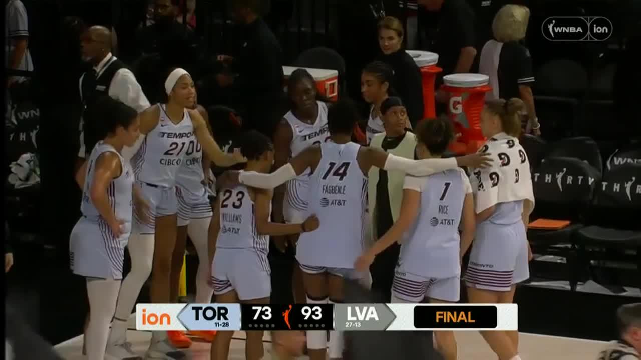Las Vegas Aces vs. Toronto Tempo - Game Highlights