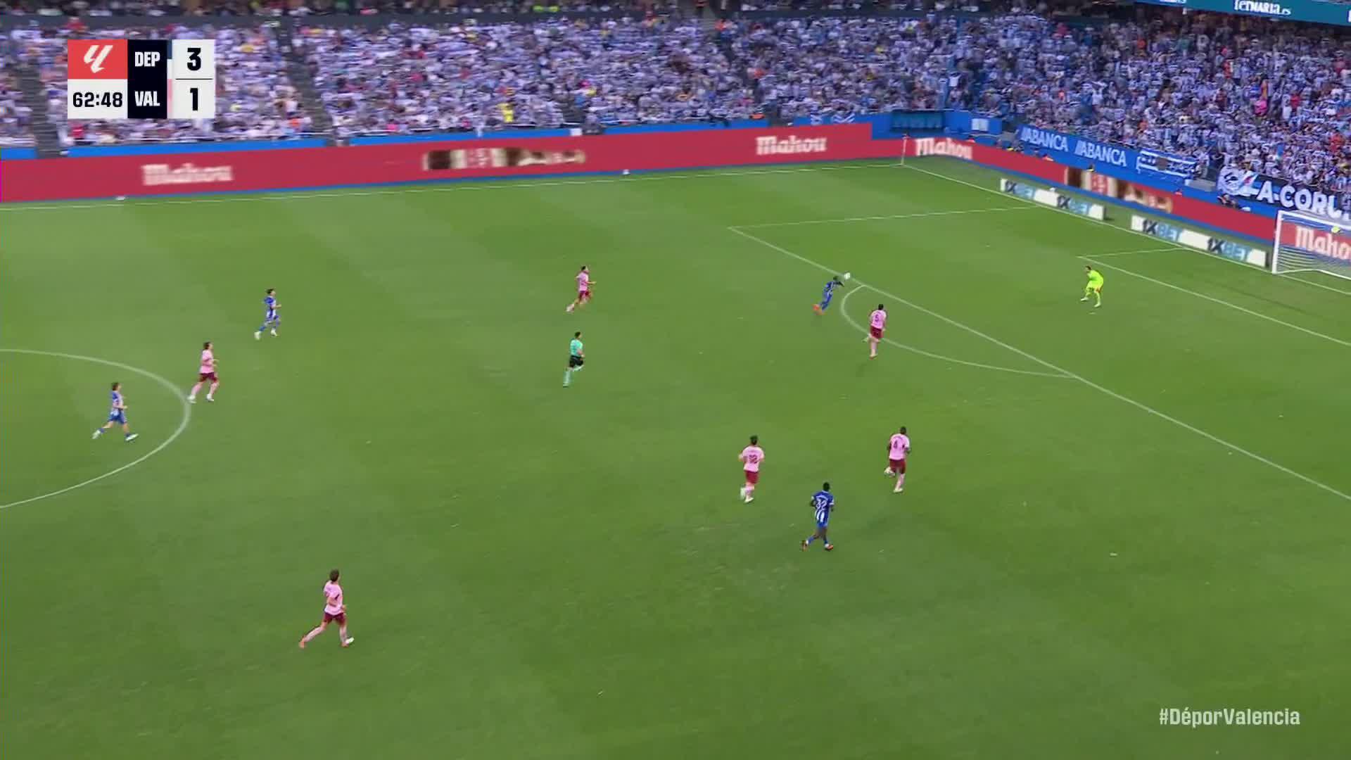 Deportivo La Coruña vs. Valencia - Game Highlights
