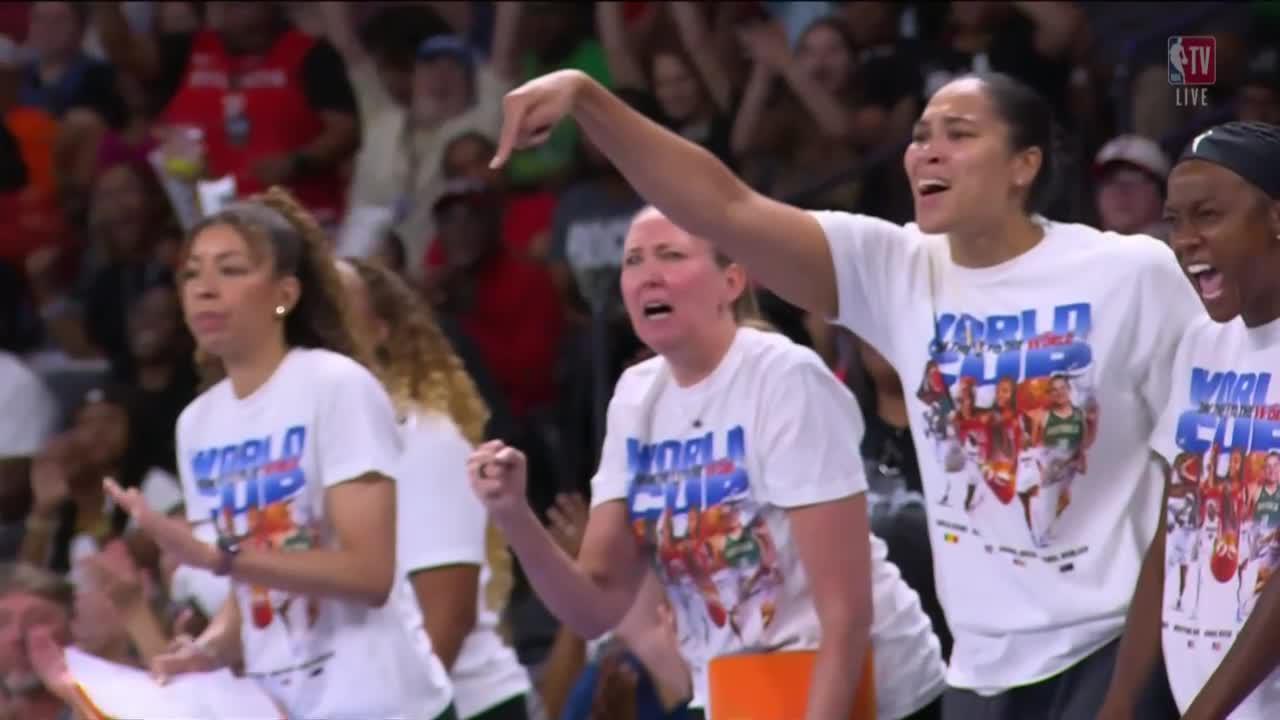 Angel Reese gets the hoop and the harm