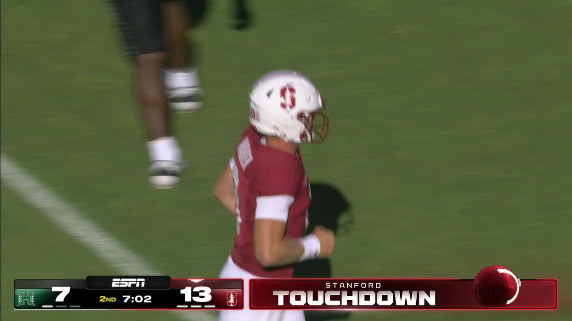 Davis Warren throws 6-yard touchdown pass to Atticus Joseph