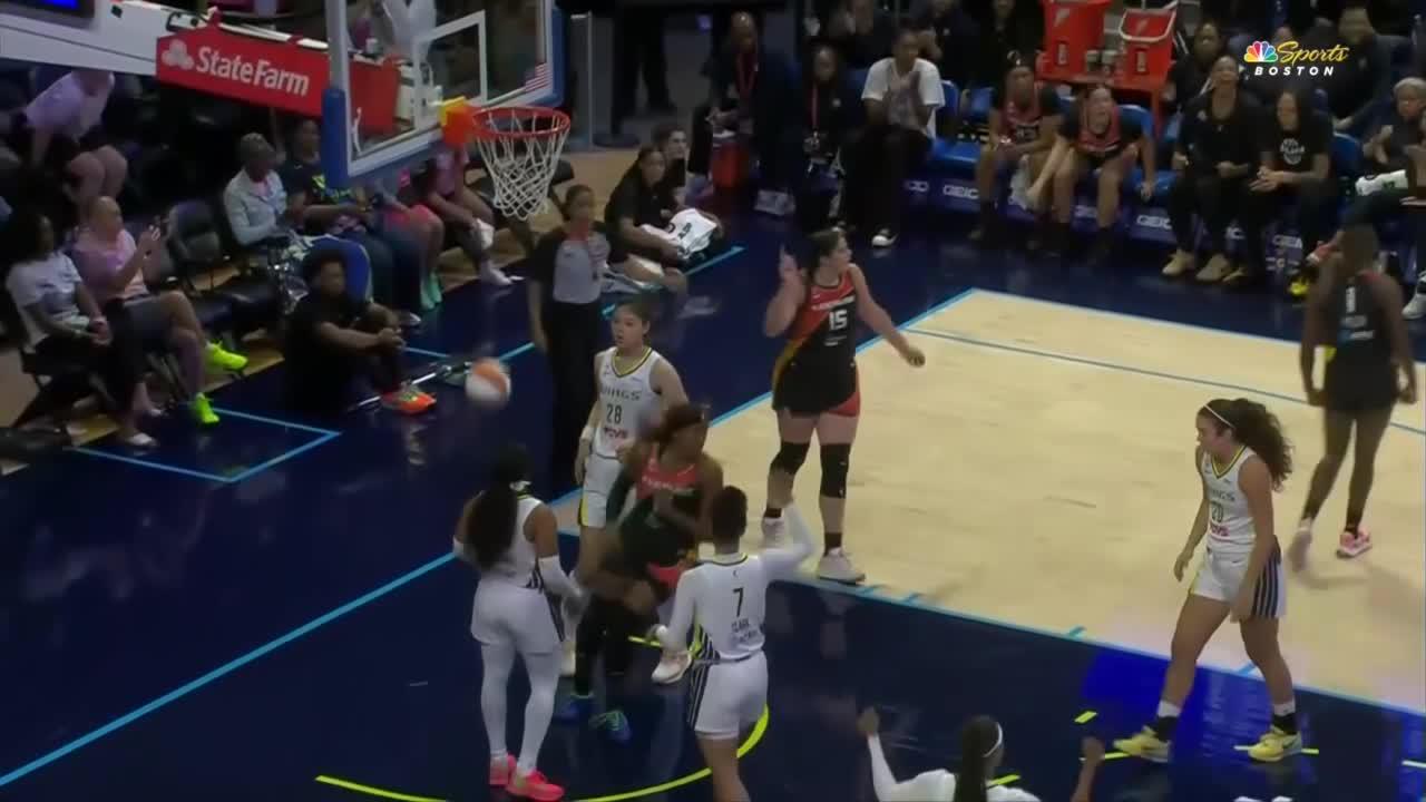 Diamond Miller with the and-1 bucket